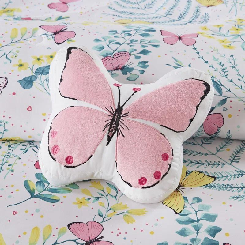 Cynthia Printed Butterfly Comforter Set