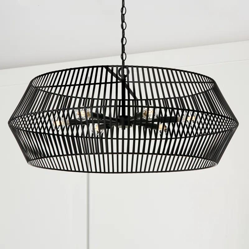 Capital Lighting Kaiya 6 - Light Dimmable Cage Chandelier