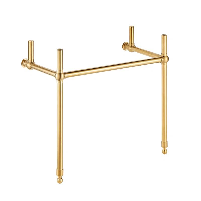 ANZZI ANZZI Verona Series 34.5 In Rust-Resistant Stainless Steel Bathroom Console Sink Base