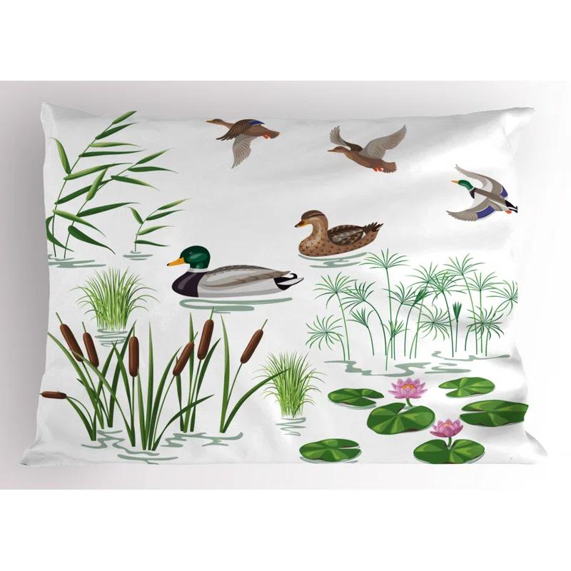 Ambesonne Flowers Pillow Sham