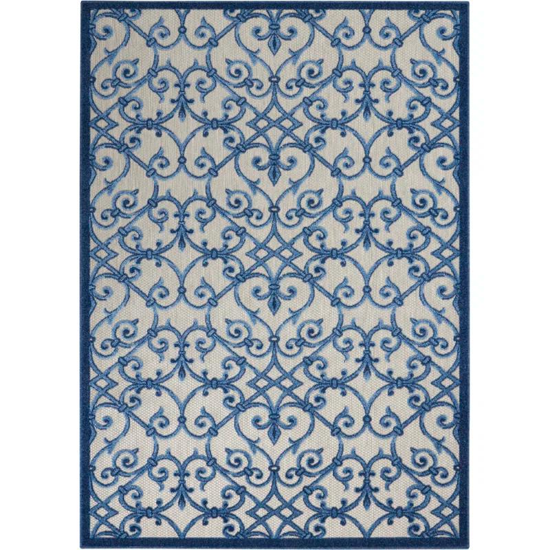 Lark Manor™ Rectangle Isalia 3'6" x 5'6" Area Rug in Blue/Gray