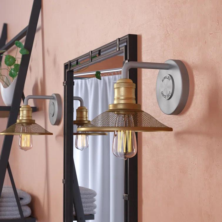 Hinkley Rigby Single Light Industrial Bath Vanity Fixture