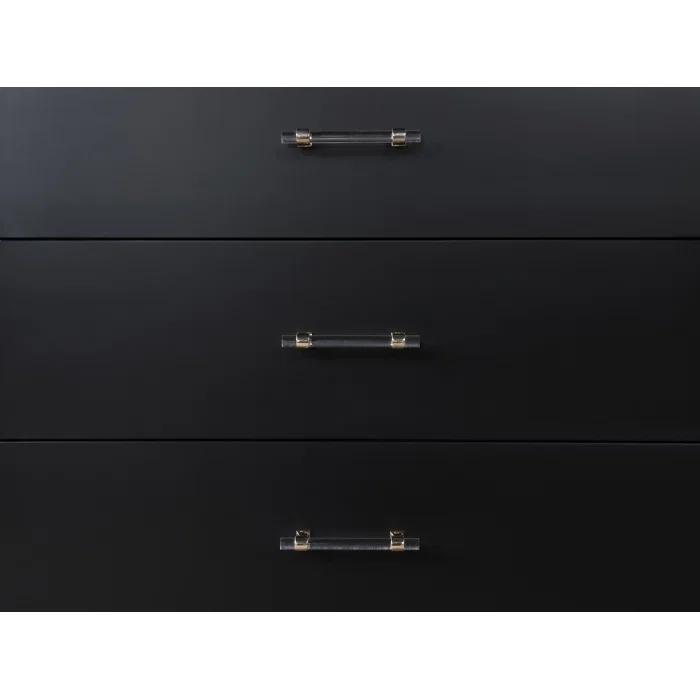 Manhattan Comfort Solid Wood 60'' W 6 - Drawer Dresser