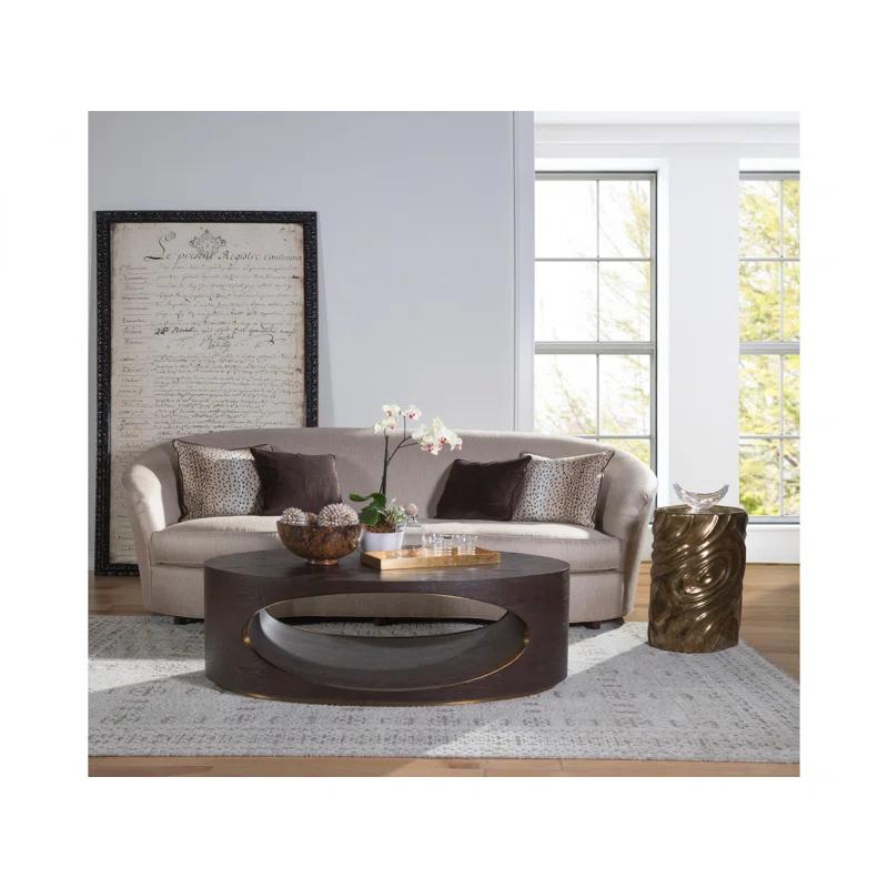Artistica Home Signature Designs Catalan Oval Drum Table