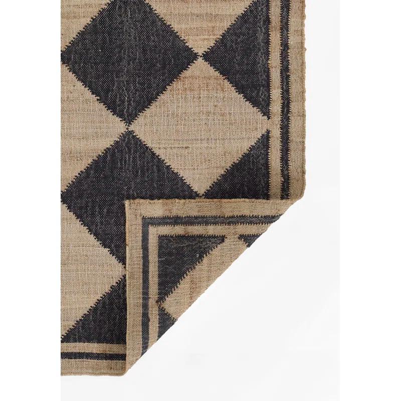 Erin Gates by Momeni Erin Gates by Momeni Orchard Court Black Hand Woven Wool and Jute Area Rug