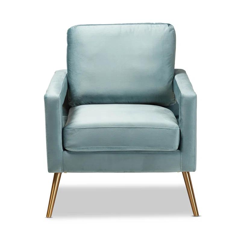 Everly Quinn Arbaaz Velvet Armchair