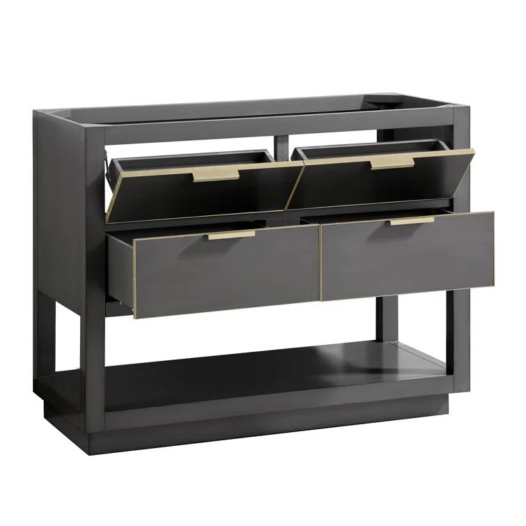 Avanity Allie-V42 Allie 42" Single Free Standing Wood Vanity Cabinet Only - Gold