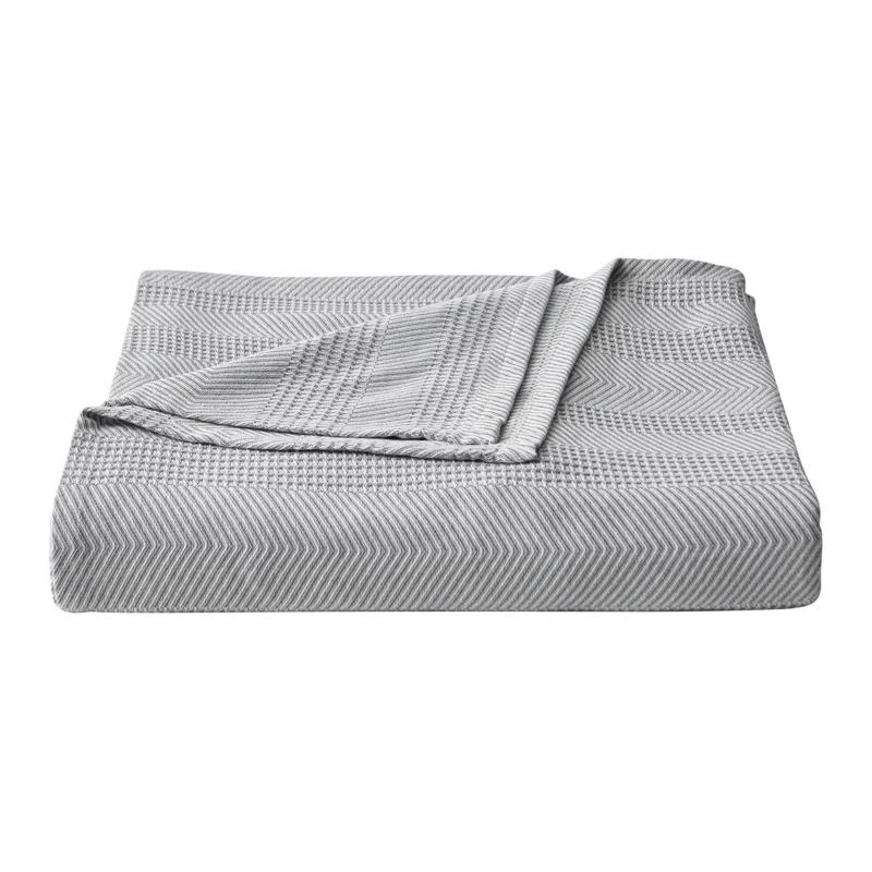 Nautica Nautica Chevron Stripe Cotton Blanket