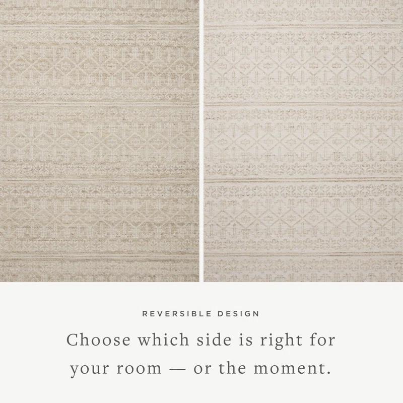 Angela Rose x Loloi Angela Rose x Loloi Reversible Rivers Sand / Ivory Area Rug
