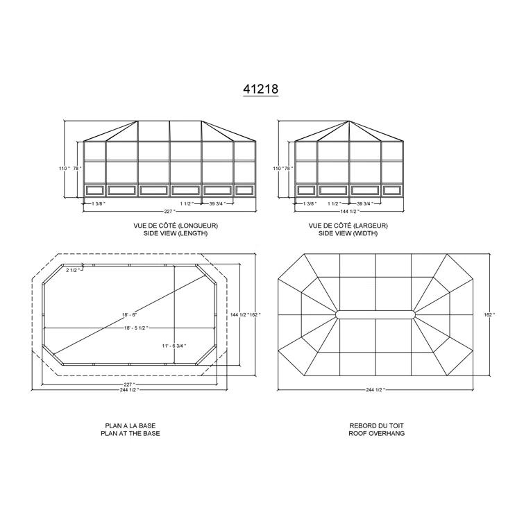 Gazebo Penguin Florence Solarium