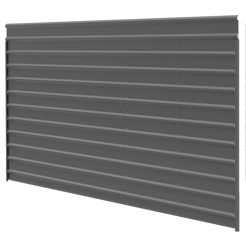 Arrow Black Metal Side Wall for Canopy