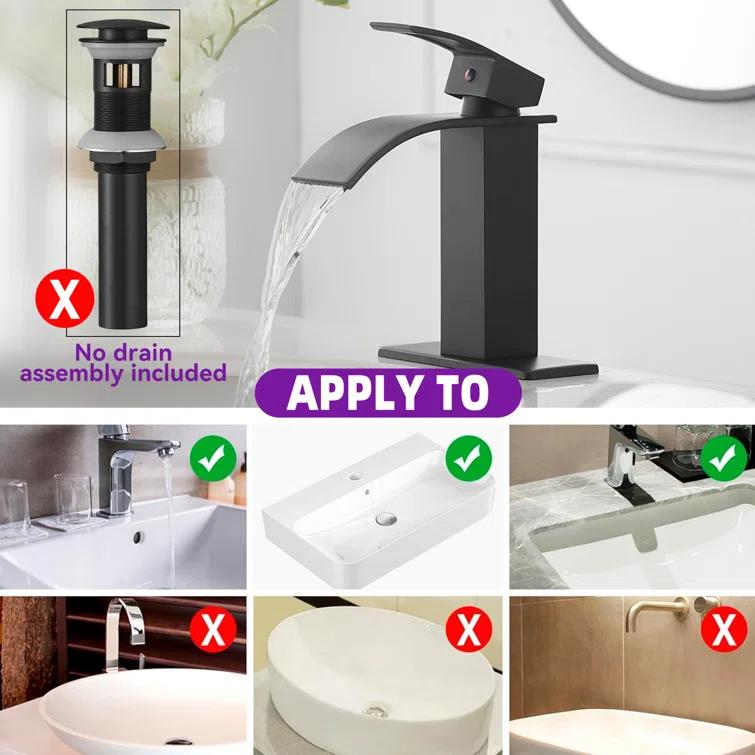 Single-Hole Single-handle Bathroom Faucet