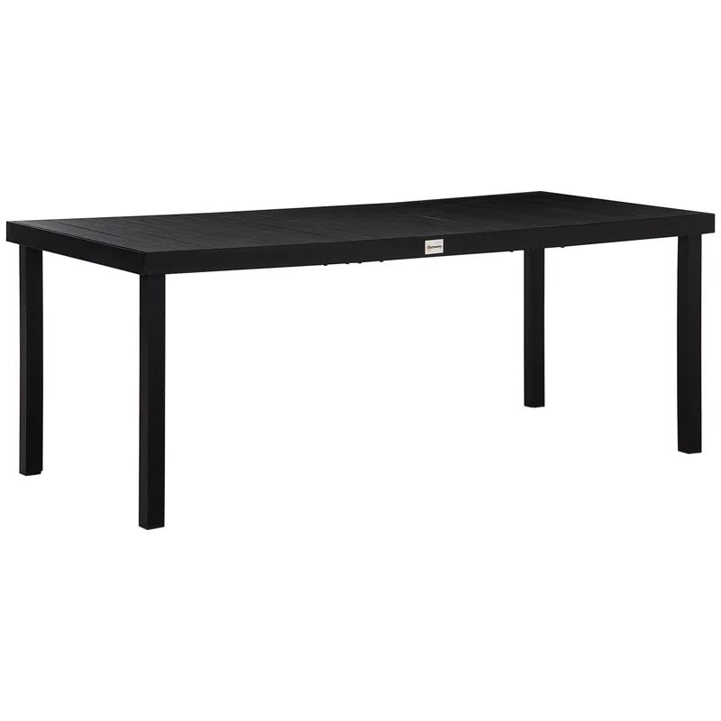 Outsunny Rectangular Outdoor Dining Table