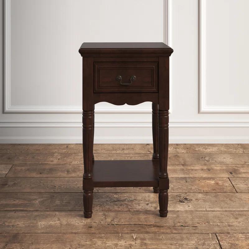 Ophelia & Co. Liscomb 15.5'' W Solid Wood Nightstand