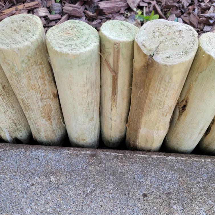 Backyard X-Scapes Eucalyptus Outdoor Garden Borders Wood Lawn Edging