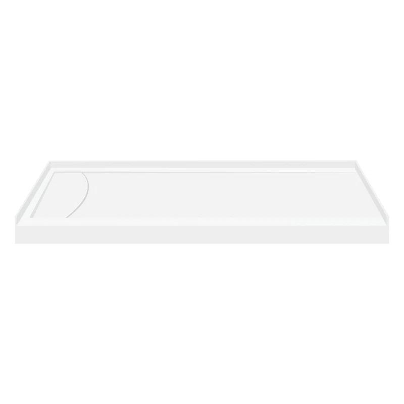 Transolid FSLB6032L-01 Transolid 60-in x 32-in Cast Solid Surface Tub Replacement Base Linear