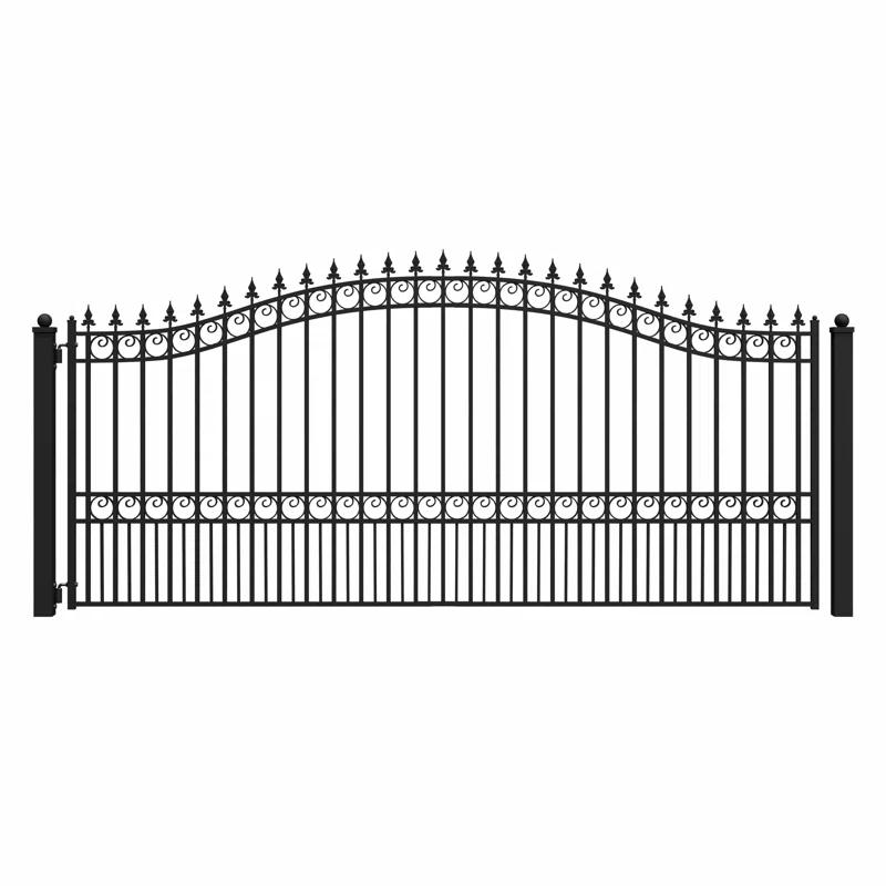 ALEKO Steel Single Swing Driveway Gate - LONDON Style