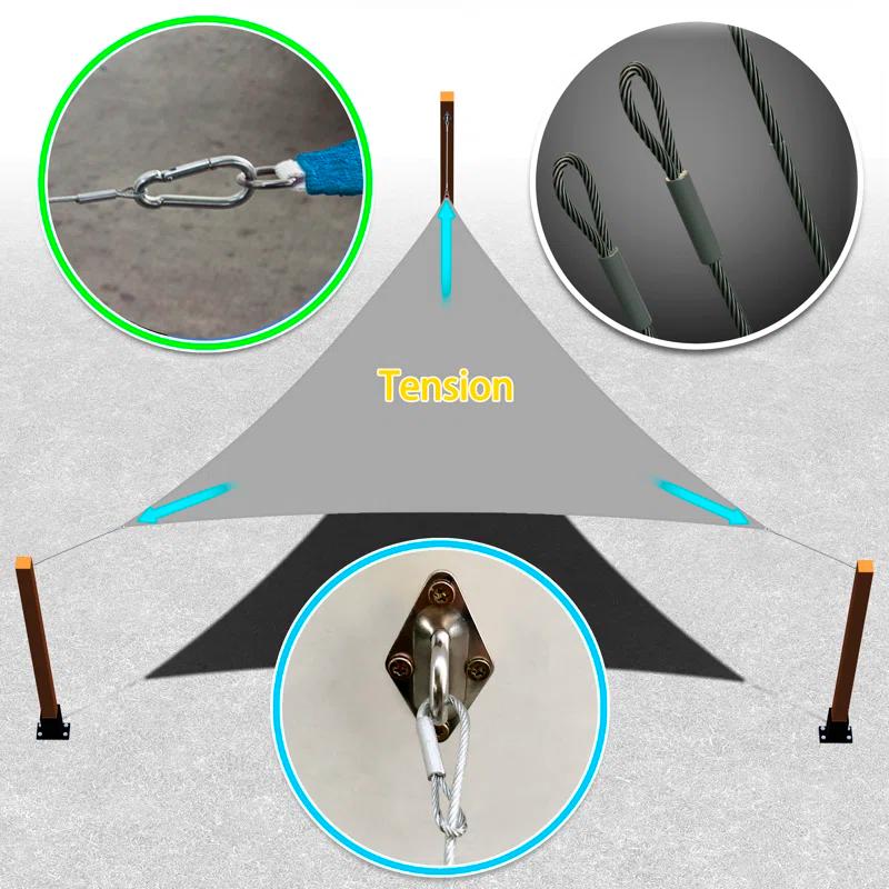 Royal Shade Triangle Super Ring Hardware Kit (Hardware Kits + Cable Wires)