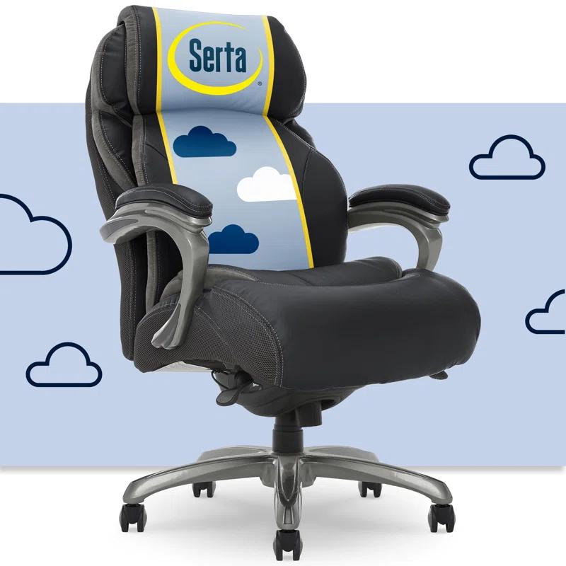 Serta Serta Jackson Big and Tall Executive Office Chair with AIR Technology and Smart Layers