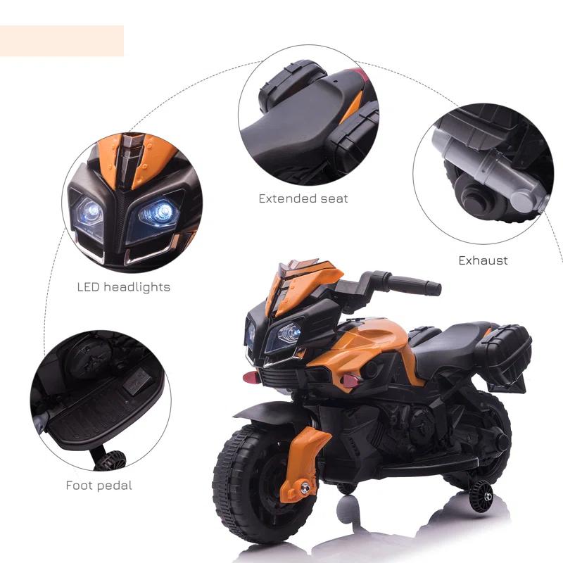 Aosom Aosom 6 Volt 1 Seater Motorcycles Battery Powered Ride On