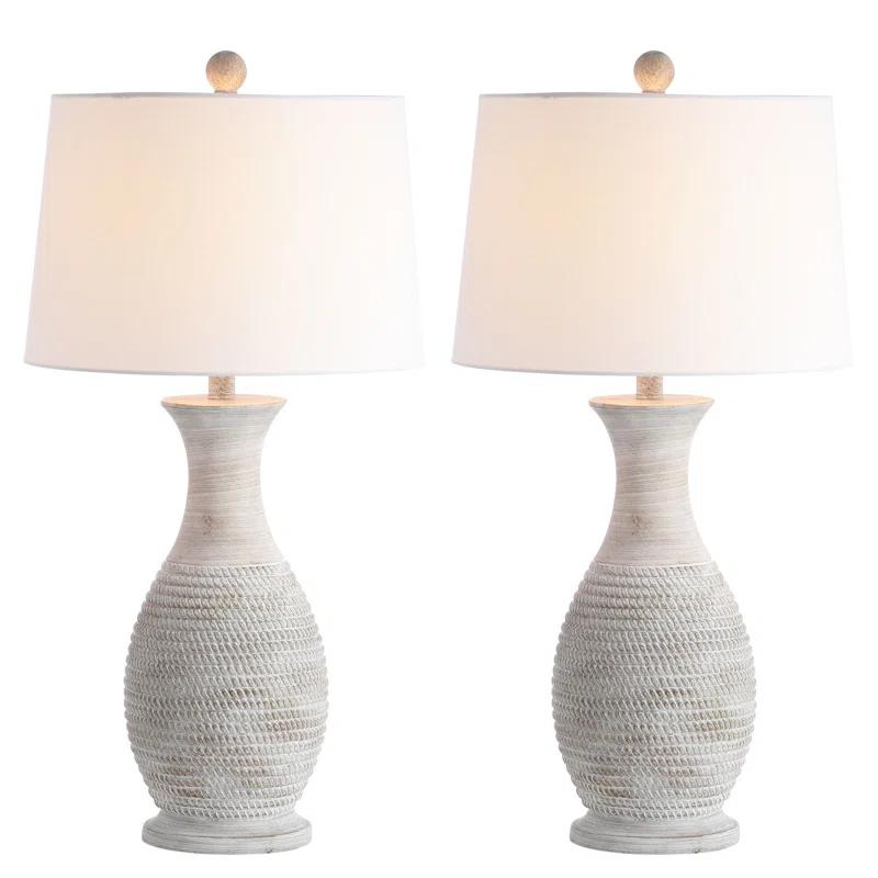Ophelia & Co. Plath Resin Table Lamp (Set of 2)