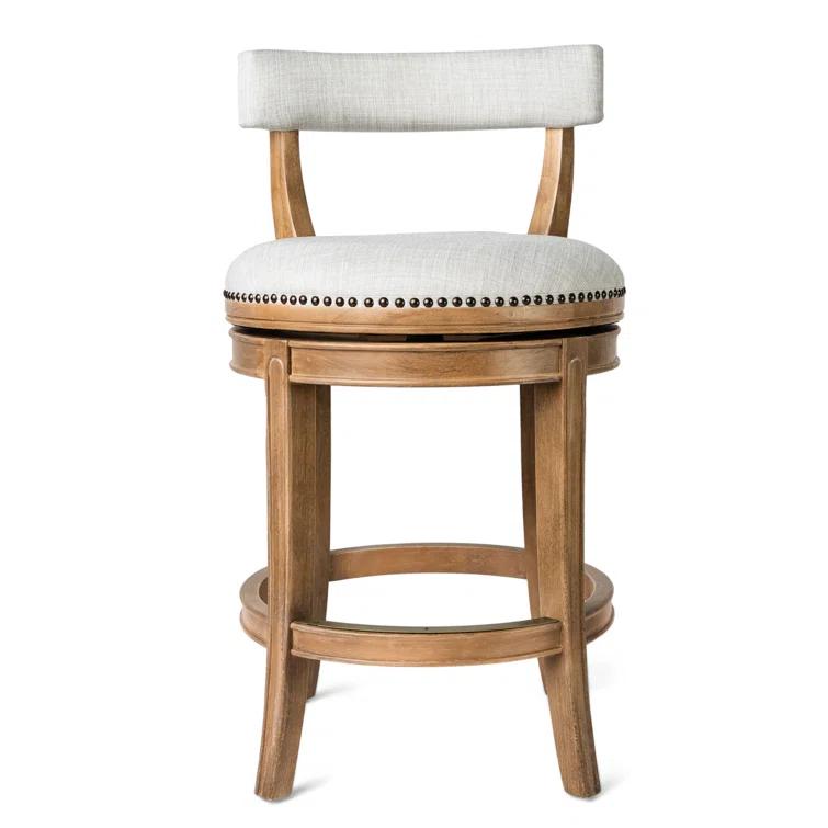 Maven Lane Maven Lane Alexander Stool with Fabric Upholstery