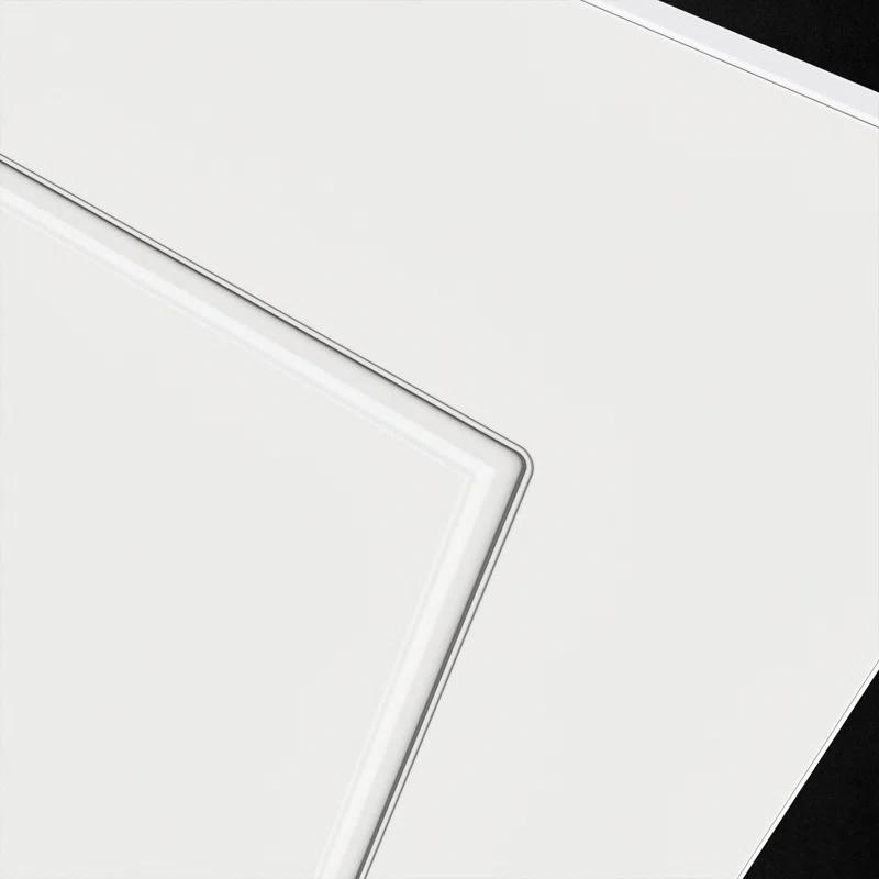 Villar Home Designs Prefinished 2-Panel Cascade White Wood Door Slab With American Standard Lock Precut