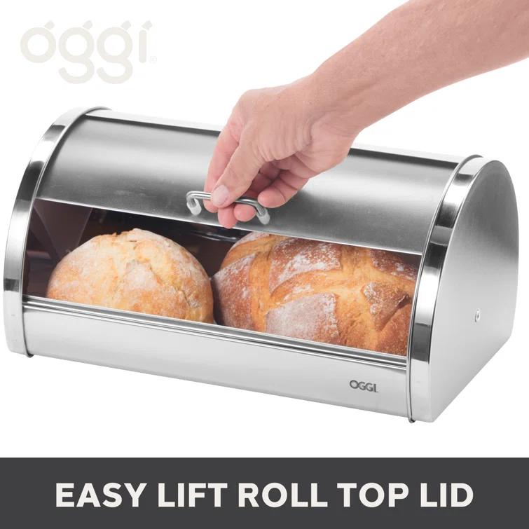 OGGI OGGI Neat Bread Box with Frosted Lid