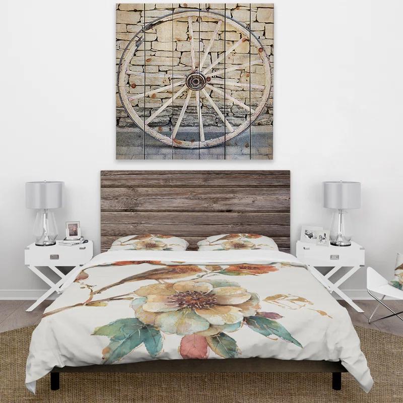 Farmhouse / Country Floral Duvet Cover Set