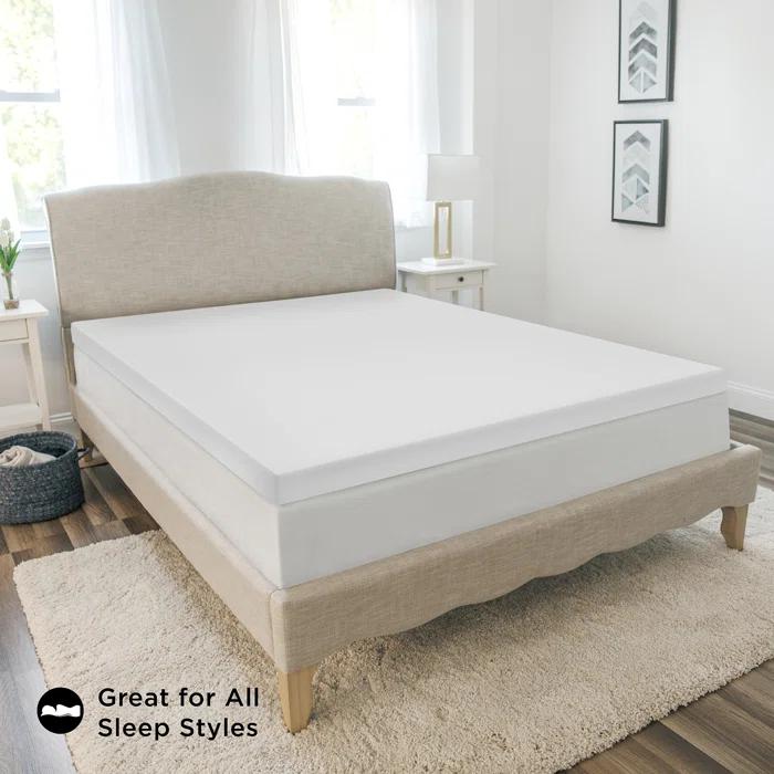 SensorPEDIC 2'' Memory Foam Mattress Topper