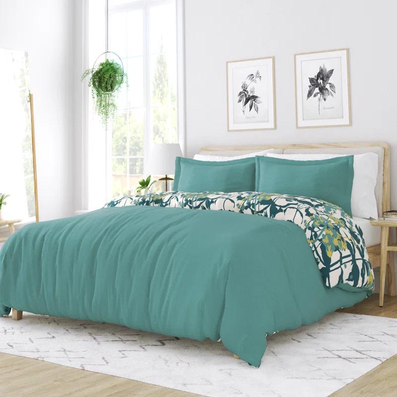 Becky Cameron Duvet Cover Set Boho Flower Reversible