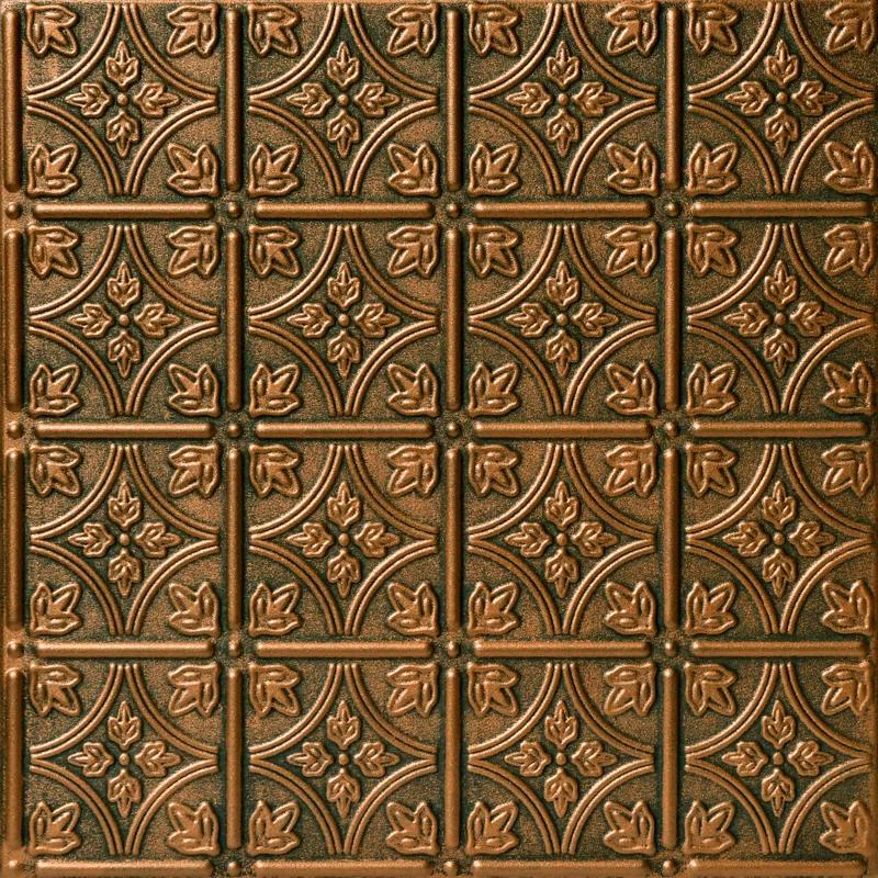 Emma's Flowers 1.64 ft. x 1.64 ft. Glue-Up Polystyrene Ceiling Tile (Set of 48)
