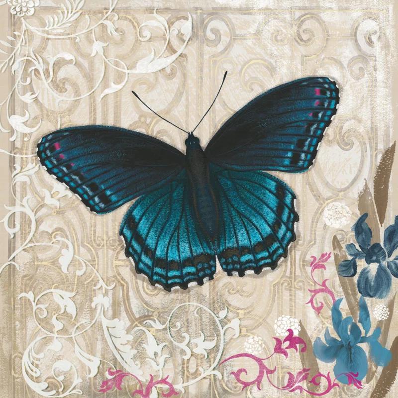 Marmont Hill " A Dark Blue Butterfly " by Alan Hopfensperger