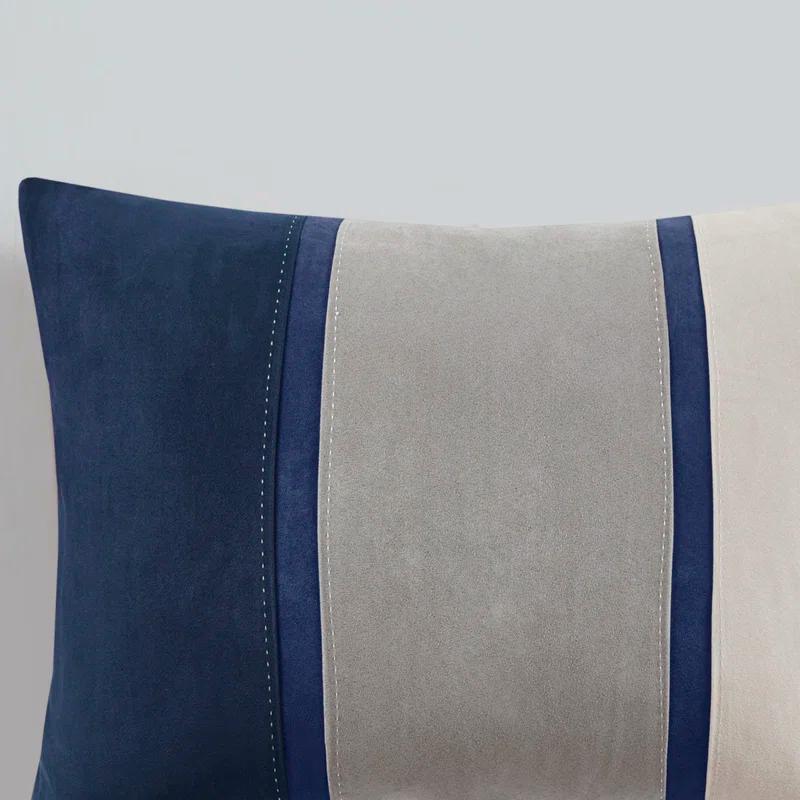 Gracie Mills Kimberly 7-Piece Contemporary Microsuede Comforter Set