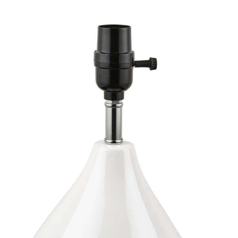 Everly Quinn 2-Tone Ceramic Table Lamp Set of 2 (Set of 2)