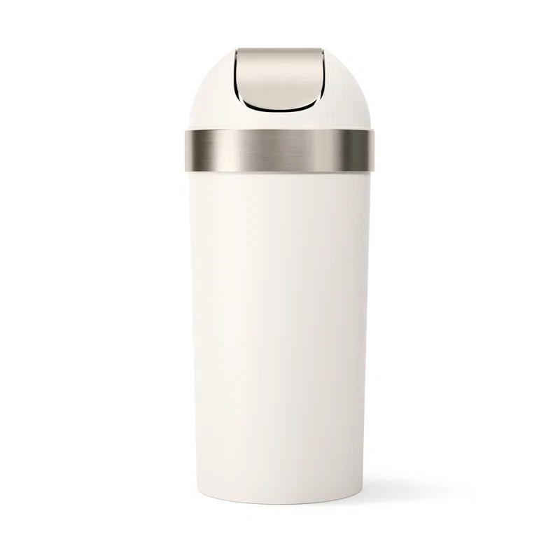 Umbra Venti Plastic Swing Top Trash Can - 16 Gallons