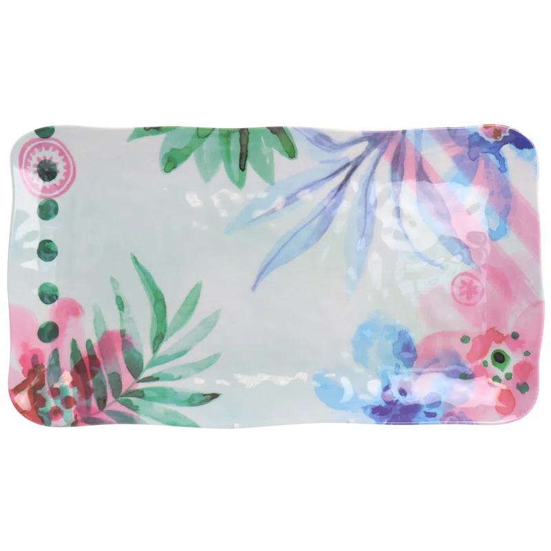 Spice by Tia Mowry Spice By Tia Mowry Cinnamon Twist 2 Piece Melamine Serving Tray Set In Multi