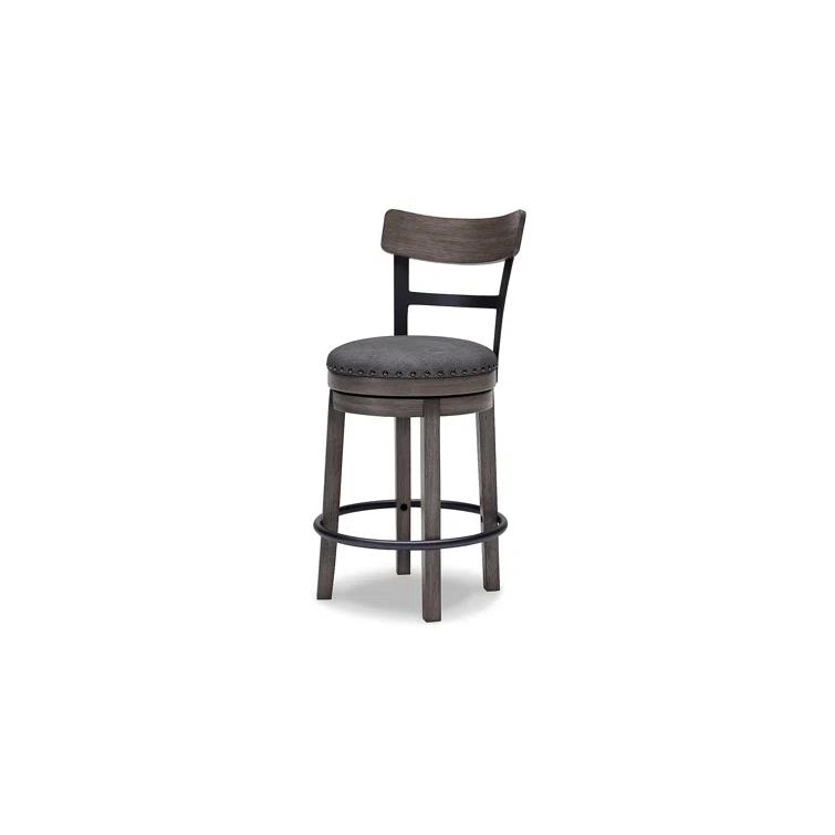 Red Barrel Studio® Obdulio Swivel Upholstered Counter Stool