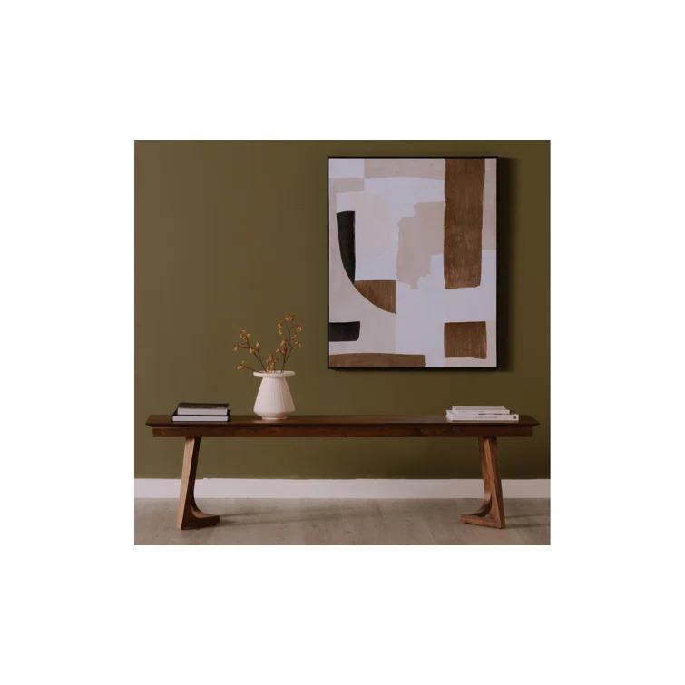 Fischer 67" Solid Wood Dining Bench