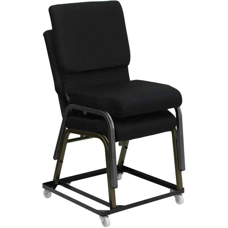 Flash Furniture Visage Steel Stack Chair and Church Chair Dolly - Material Handling Equipment