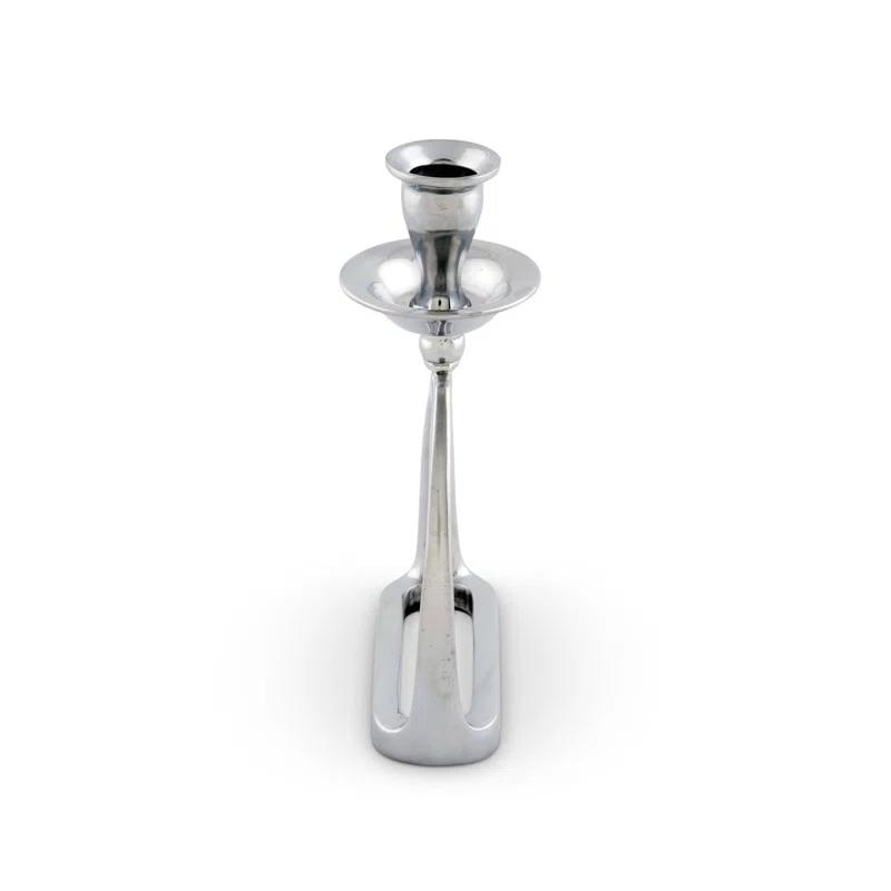 Arthur Court Designs Equestrian 8'' H Metal Tabletop Candlestick