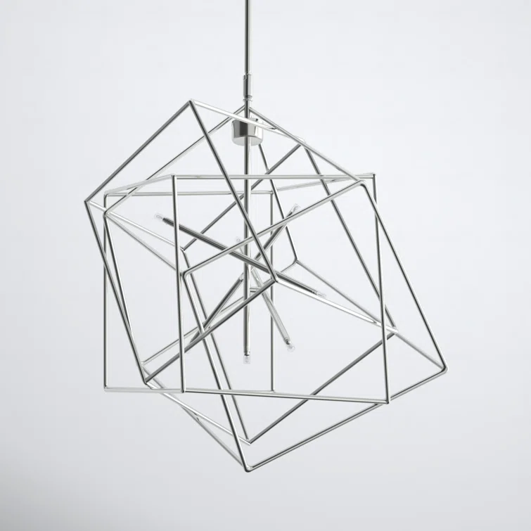 Ezo 7 Light Metal Geometric Chandelier