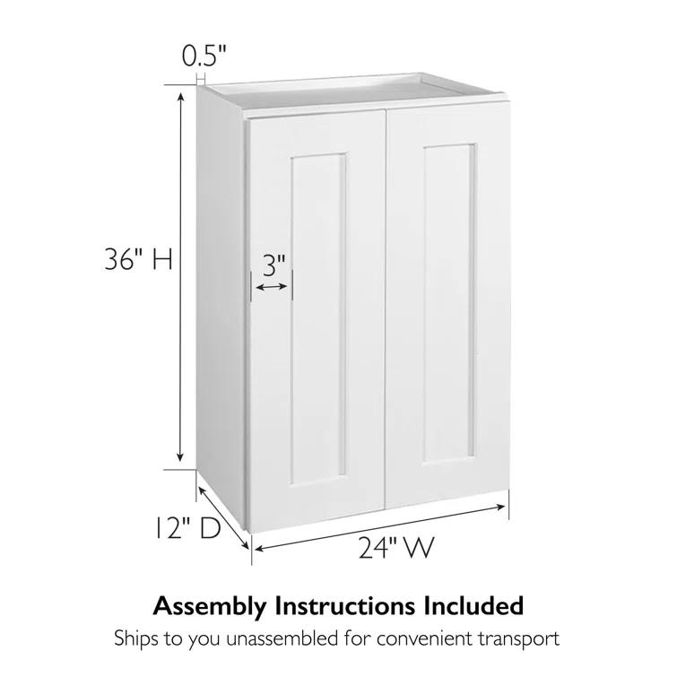 Design House Design House Brookings (Ready-to-Assemble) Shaker Style Wall Kitchen Cabinet