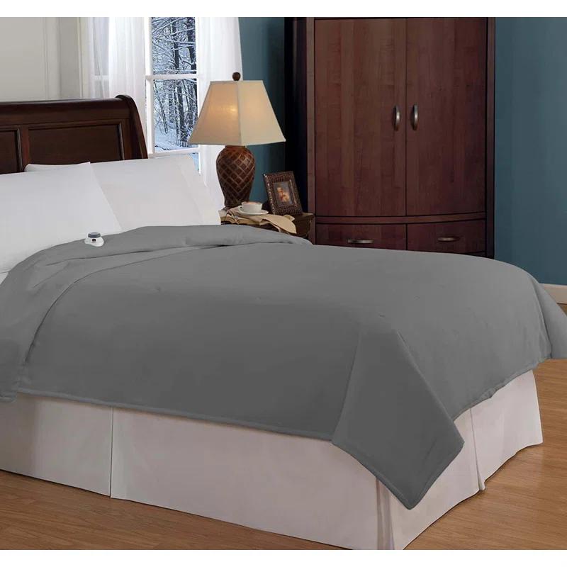 Swift Home Softheat Polyester Microfleece Low-Voltage Heated Electric Blanket