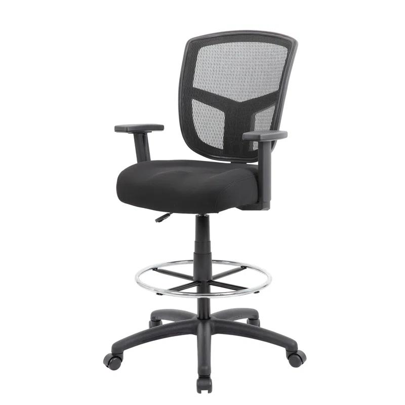 Boss Office Products Mesh Drafting Chair