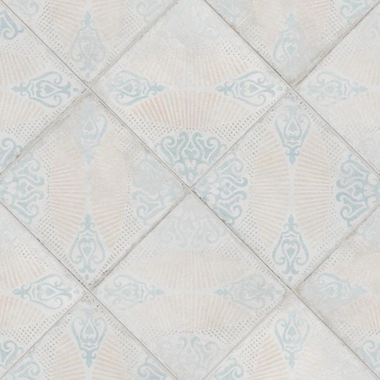 Merola Tile Barcelona 6" x 6" Porcelain Vintage Wall & Floor Tile