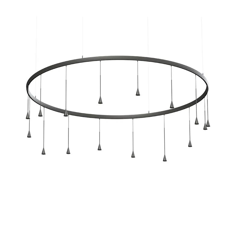 Bover Skybell 16 - Light Dimmable LED Wagon Wheel Chandelier