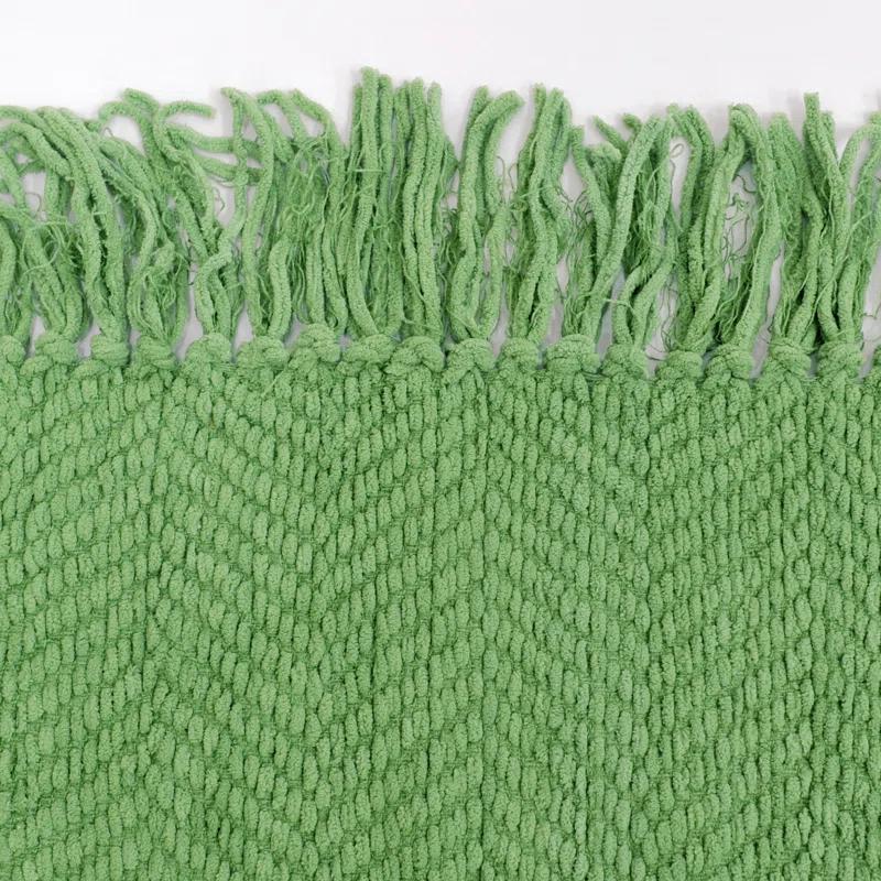 Home Soft Things Tweed Knitted Throw Blanket