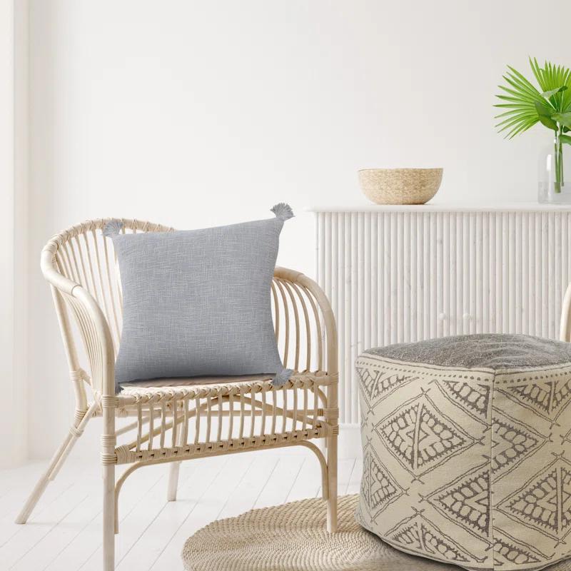 Rajani Home Finn Tassels Cotton Throw Pillow