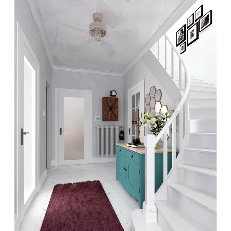 Belldinni Smart Pro 207 Manufactured Wood and Glass Prefinished Paneled Interior Door Slab